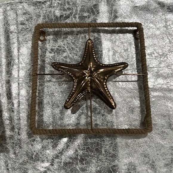 Two copper shell/starfish wall decor - Picture 2 of 7